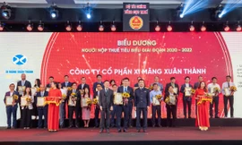  Xi măng Xuân Thành lọt top doanh nghiệp nộp thuế tiêu biểu 