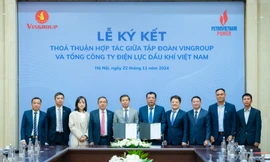 Tập đoàn Vingroup và Tổng công ty Điện lực dầu khí Việt Nam hợp tác phát triển hạ tầng năng lượng xanh