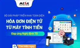 Bộ giải pháp MISA giúp hộ khoán đáp ứng quy định xuất hóa đơn điện tử trên máy tính tiền theo Nghị định 70