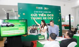 Kết quả quay số cuối kỳ chương trình khuyến mãi 'Gửi tiền OCB – Trúng xe CRV'
