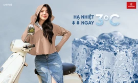 Chống UV tuyệt đối từ áo chống nắng sợi lạnh Cardina