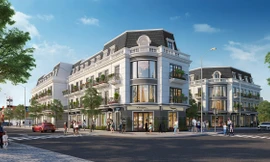 Thiết kế phong cách Tân cổ điển sang trọng, mặt ngoài sử dụng nhiều kính tạo ấn tượng và lợi thế trưng bày cho việc kinh doanh, trưng bày