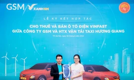 Thêm hai đối tác độc quyền của Xanh SM triển khai taxi điện tại Bắc Giang, Cà Mau
