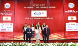 Mondelez Kinh Đô được vinh danh top 10 công ty thực phẩm uy tín năm 2020