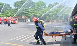 Vedan Việt Nam tổ chức thực tập phương án 'phòng cháy chữa cháy và cứu nạn cứu hộ' năm 2024
