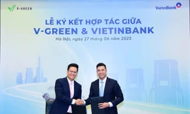V-Green và Vietinbank ký kết hợp tác, đồng hành phát triển hạ tầng trạm sạc ô tô điện Vinfast