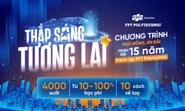 4.000 suất học bổng, ưu đãi từ FPT Polytechnic, suất lớn nhất trị giá 100% học phí