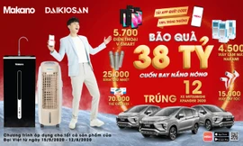 Chương trình “Bão quà 38 tỷ - cuốn bay nắng nóng” với cơ hội mua là trúng