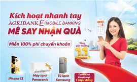 “Kích hoạt nhanh tay – Mê say nhận quà" cùng ứng dụng Agribank E-Mobile Banking
