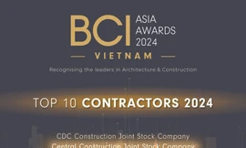 Central được xướng tên 'Top 10 nhà thầu xây dựng hàng đầu Việt Nam năm 2024'