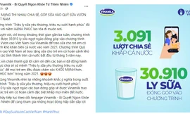 Quỹ sữa vươn cao Việt Nam 2021 của Vinamilk sẽ có thêm 31.000 ly sữa 
