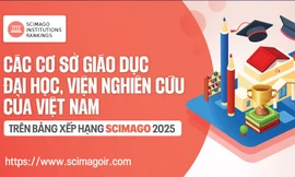 Các cơ sở giáo dục đại học, viện nghiên cứu của Việt Nam trên bảng xếp hạng SCImago 2025
