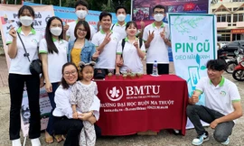 Ý nghĩa chương trình “Thu pin cũ, gieo mầm xanh” của CLB Một Sức Khỏe trường ĐH Y Dược Buôn Ma Thuột