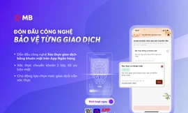 App MBBank: Xác thực khuôn mặt, an tâm chuyển tiền