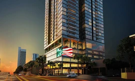 Sống đẳng cấp trong Tòa căn hộ kính tràn phong cách Mỹ