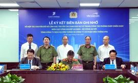 VNPT VinaPhone ký hợp tác chuyển đổi số trong công tác phòng cháy chữa cháy