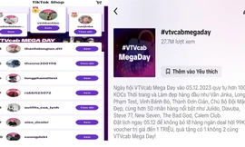 Dấu ấn tại sự kiện Megaday thuộc chuỗi sự kiện 'Lễ hội mua sắm cùng VTVcab' được MCN VTVcab và TikTok shop tổ chức