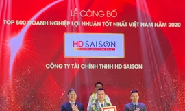 PROFIT500 tiếp tục vinh danh công ty tài chính HD SAISON