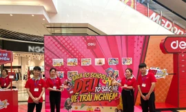 Hàng ngàn người tham gia sự kiện 'Tô Sắc Hè, Vẽ Trải Nghiệm' của văn phòng phẩm Deli tại Aeon Mall