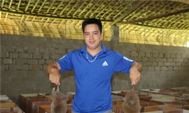 Thanh niên dân tộc Tày bỏ nghề thầy giáo về phát triển mô hình nuôi dúi