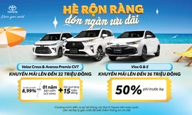 Chào hè với ưu đãi hấp dẫn khi mua Veloz Cross, Avanza Premio và Vios trong tháng 6