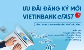 VietinBank miễn nhiều loại phí cho doanh nghiệp dùng Ngân hàng điện tử