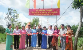 Tân Hiệp Phát xây dựng 8 cây cầu dân sinh tại Tiền Giang hỗ trợ hàng chục ngàn người dân đi lại