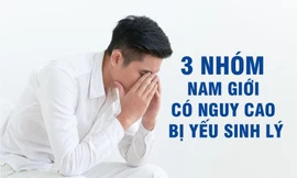 3 nhóm nam giới dễ bị yếu sinh lý