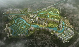 Phối cảnh tổng thể Thành phố xanh Ecopark