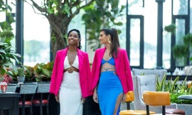 Hai Hoa hậu Trái Đất ủng hộ xu hướng sống xanh tại Aqua City