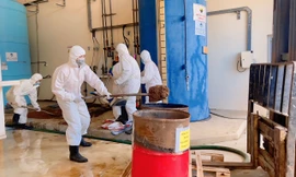 VWS diễn tập phòng ngừa và ứng phó sự cố tràn dầu, hoá chất