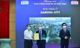 Gamuda City được VCCI vinh danh 3 giải thưởng trong chương trình ”Dự án đáng sống 2021”