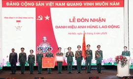 Đánh dấu 3 thập kỷ vươn mình, Viettel Construction đón nhận danh hiệu 'Anh hùng lao động'