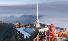 Ngay tại Sa Pa có một 'thiên đường' tuyết rơi