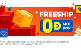 Shopee công bố chương trình ‘Phí ship 0 đồng mọi đơn’