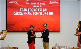 Sharp tích cực đồng hành hỗ trợ người dân bị ảnh hưởng bởi bão lũ