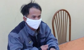 Đối tượng tại Cơ quan Cảnh sát điều tra.