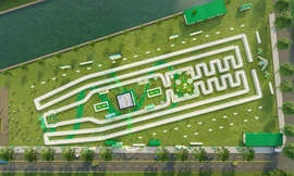 Người miền Trung háo hức cùng Huda tạo nên bàn tiệc dài nhất thế giới 