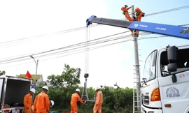 PC Đắk Nông tăng cường an toàn điện trong mùa mưa bão