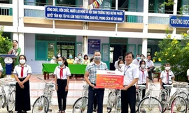 TNPower tặng xe đạp cho học sinh vượt khó tại Ninh Thuận, Bình Phước