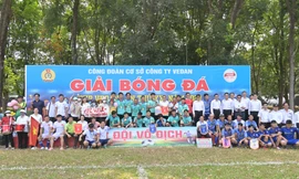Giải bóng đá “Cúp Vedan”2023 - Sân chơi nâng cao sức khỏe, thắt chặt tình đoàn kết