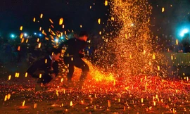 Tục nhảy lửa và minh chứng sức khoẻ, can trường của con người Hoàng Su Phì (Hà Giang)