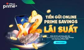 VPBank nhân đôi lãi suất cho khách hàng gửi tiết kiệm online