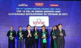 La Vie là hãng nước uống duy nhất vào Top 10 Doanh nghiệp FDI phát triển bền vững