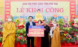 Chủ tịch Tập đoàn Kosy công đức 8 tỷ đồng xây chùa An Ninh Thượng tại Phú Thọ