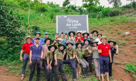 Nhiều điểm sáng trong dự án Rừng An Lành 2024 của Cỏ Mềm