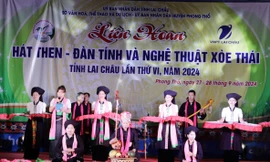 Khai mạc Liên hoan Hát then - Đàn tính và Nghệ thuật xòe Thái tỉnh Lai Châu lần thứ VI 
