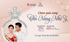Ưu đãi tới 25% trang sức sang cho nàng như ý dịp 20/10