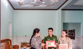 Vedan Việt Nam hỗ trợ sửa chữa nhà cho quân nhân bị thương khi làm nhiệm vụ