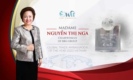 Madame Nguyễn Thị Nga được tôn vinh đại sứ thương mại toàn cầu 2020